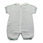 Marlu' Pagliaccetto Mezza Manica Tinta Unita per Neonato EB5415 BIANCO MARLU' 