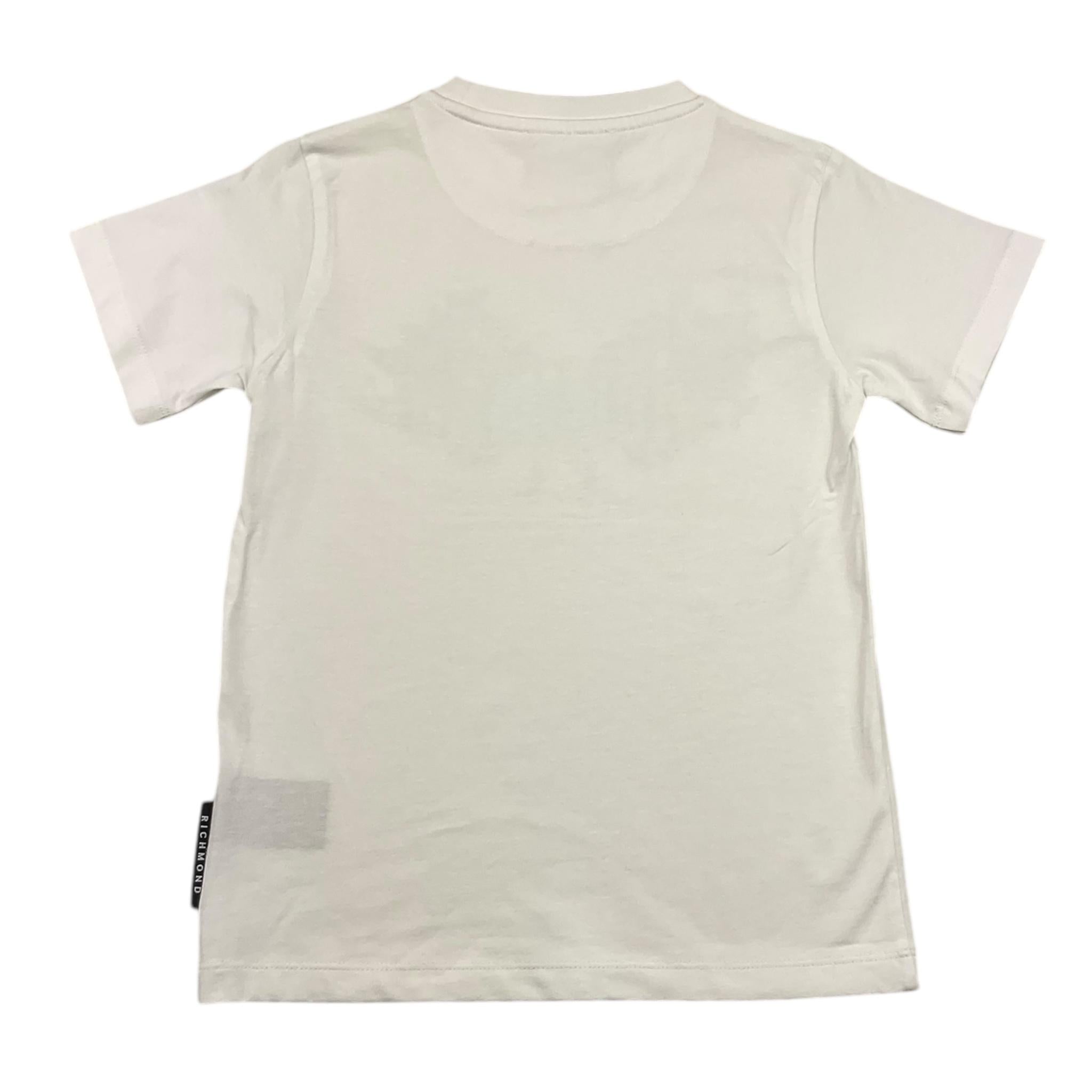 JOHN RICHMOND t-shirt girocollo tinta unita con stampa Bianco per Bambino RGA25103TS BIANCO JOHN RICHMOND 