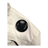 CP Company schlichte Kapuzenjacke weiß für Jungen