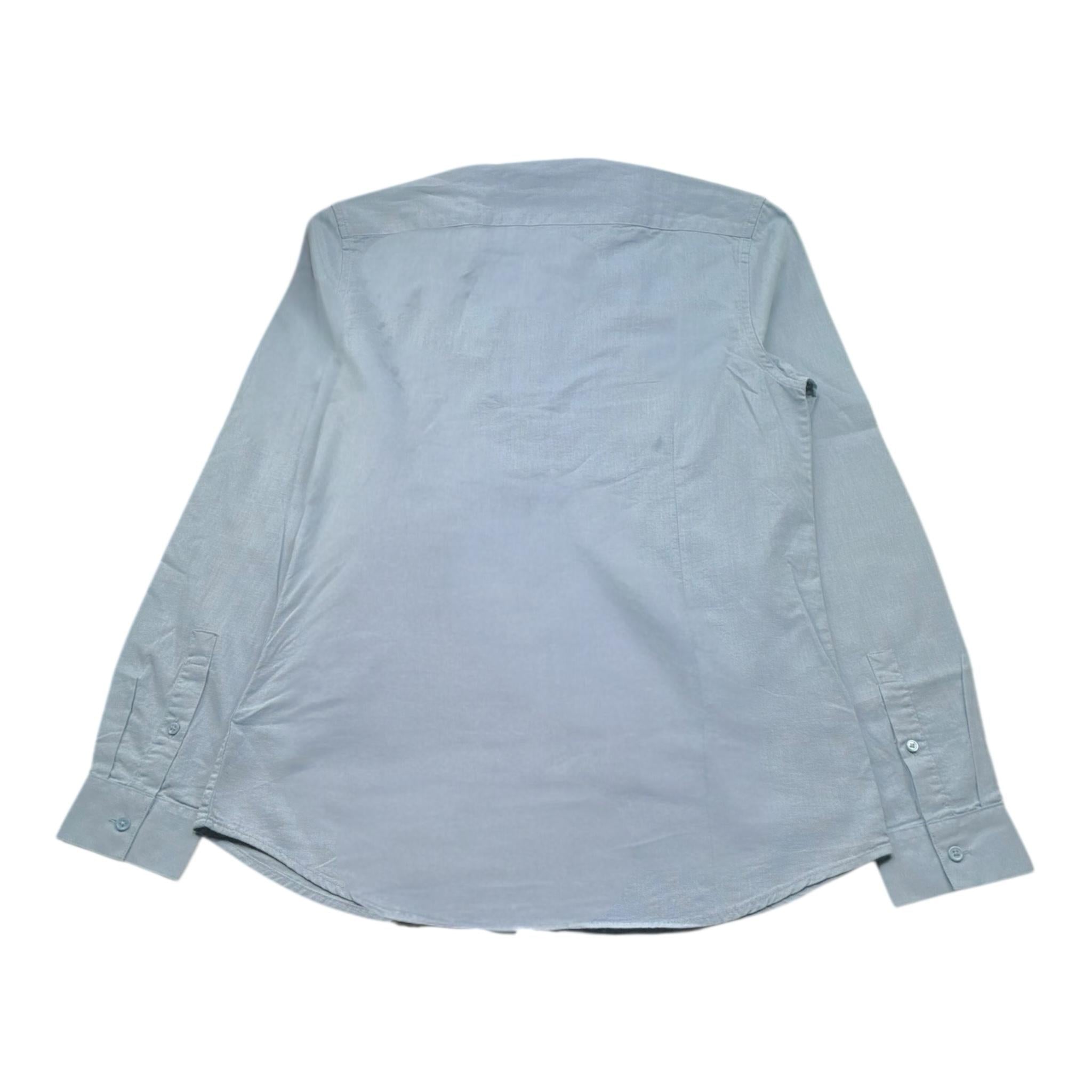 Antony Morato Camicia Tinta Unita Manica Lunga per Bambino MKSL00299 AZZURRO ANTONY MORATO 