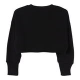 PATRIZIA PEPE felpa chiusa girocollo tinta unita cn logo Nero per Bambina 7M0871 NERO PATRIZIA PEPE 