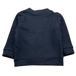 MANUEL RITZ cardigan tinta unita con logo Blu per Neonato ME2824 BLU MANUEL RITZ 