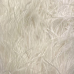 Nikolia Top Tinta Unita Giromanica con Piume per Bambina GLORIATOP BIANCO NIKOLIA 