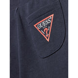 Guess Pantalone Tuta Tinta Unita con Logo per Neonato N93Q17KAUG0 BLU GUESS 