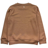 Trussardi Felpa Chiusa Girocollo Tinta Unita con Logo per Bambino TBP26013FE MARRONE TRUSSARDI 