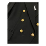 BALMAIN giacca tinta unita doppiopetto Nero per Bambina BV2C24 NERO BALMAIN 