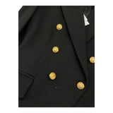 BALMAIN giacca tinta unita doppiopetto Nero per Bambina BV2C24 NERO BALMAIN 