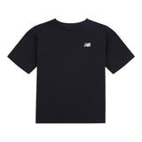 New Balance T-Shirt Girocollo Tinta Unita con Logo per Bambino LAKB0001 NERO NEW BALANCE 