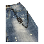 Icon Jeans Tinta Unita con Girovita Regolabile per Bambino IBDT00450 BLU ICON 