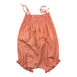 Calamaro Pagliaccetto Fantasia Quadretti per Neonata 32484N ARANCIONE CALAMARO 