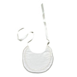 Granlei Bavetta Tinta Unita con Ricami per Neonato 125211 PANNA GRANLEI 