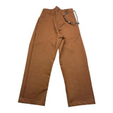 Never Too Pantalone Tinta Unita Con Elastico In Vita Marrone Per Bambino