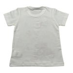 J.O. Milano T-Shirt Girocollo Tinta Unita con Stampe per Neonato 576D1 PANNA J.O. MILANO 