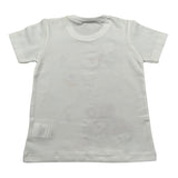 J.O. Milano T-Shirt Girocollo Tinta Unita con Stampe per Neonato 576D1 PANNA J.O. MILANO 