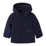 SARABANDA giubbino tinta unita con zip e cappuccio Blu per Bambino A183 BLU SARABANDA 