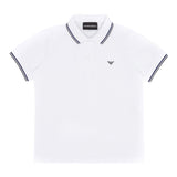 Emporio Armani Polo Mezza Manica Tinta Unita per Bambino 8N4FB3X BIANCO EMPORIO ARMANI 