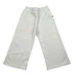 Please Pantalone Tinta Unita con Elastico In Vita per Bambina PE51172G73J PANNA PLEASE 