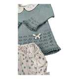 Paz Rodriguez Completo 2 Pezzi Maglia-Culotte per Neonata 003122668 PETROLIO PAZ RODRIGUEZ 