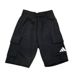 Adidas Bermuda Tinta Unita con Logo per Bambino JE3963 NERO Adidas 