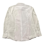 Manuel Ritz Camicia Manica Lunga Tinta Unita con Logo per Bambino MR2900 BIANCO MANUEL RITZ 