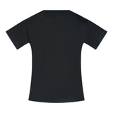 Marc Ellis T-Shirt Tinta Unita Girocollo Con Paillettes Nero Per Bambina
