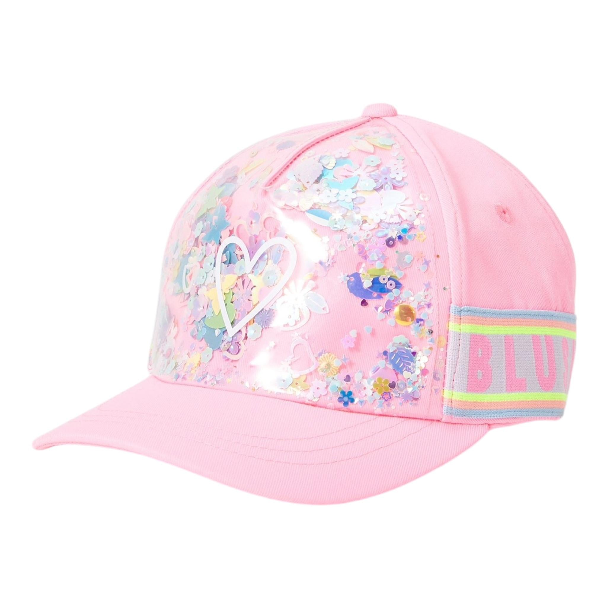 Billieblush Cappello con Visiera Tina Unita con Applicazioni per Bambina UE20760 ROSA FLUO BillIEBLUSH 