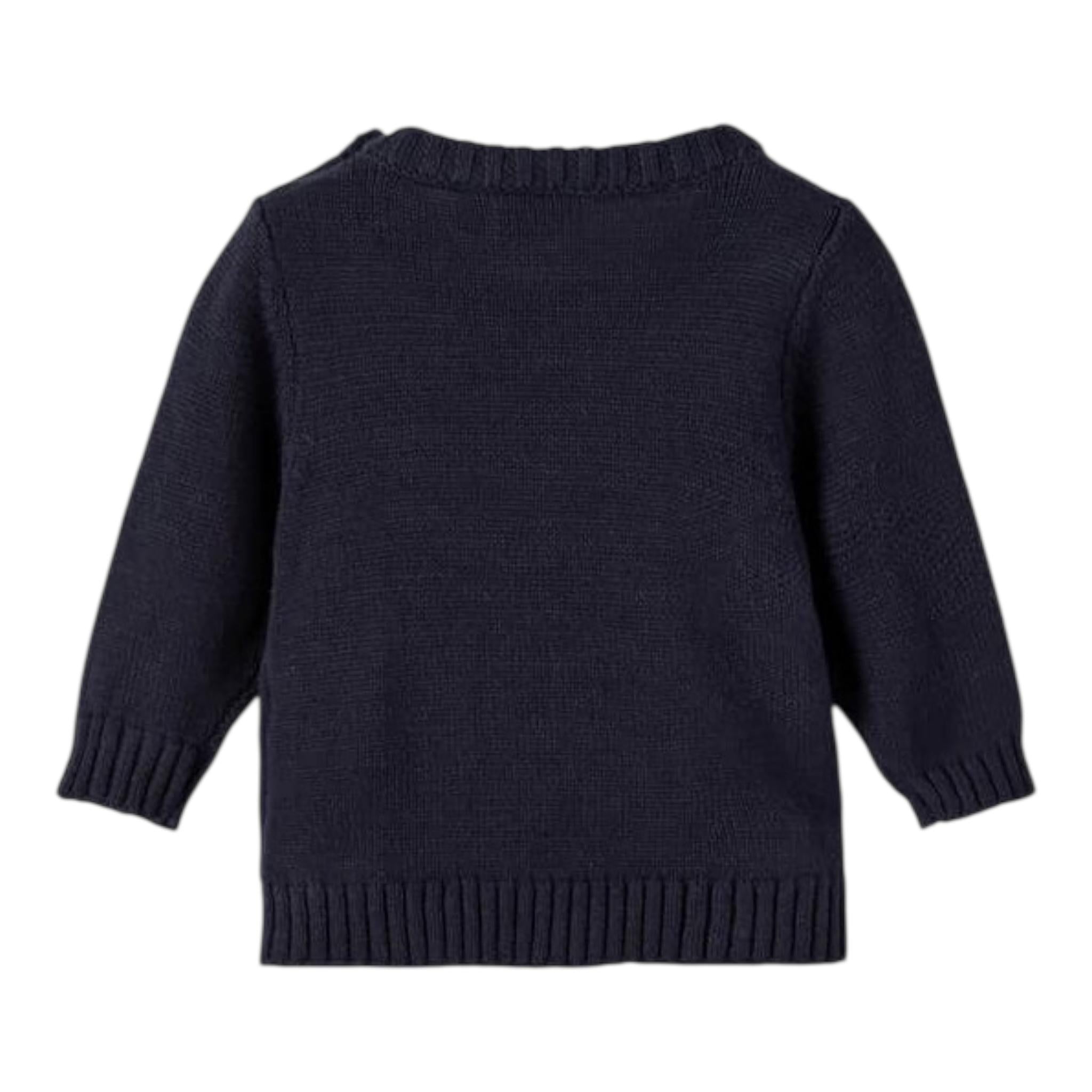 NAME IT maglia girocollo tinta unita con stampa pupazzo di neve Nero per Neonato 13209844 NERO NAME IT 