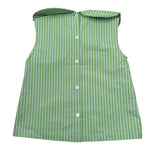 Ilfarobimbi Camicia tinta unita con Applicazione Fiocco Verde per Bambina IFB50156 VERDE ILFAROBIMBI 