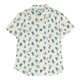 Moschino Schlichtes Hemd mit Bären- und Kaktus-Print Weiß für Jungen