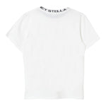 Stella Mccartney T-Shirt Tinta Unita con Profili In Contrasto per Bambino TV8P71 BIANCO STELLA McCARTNEY 