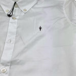 Cesare Paciotti Camicia Tinta Unita con Logo per Bambino CMP5161J BIANCO CESARE PACIOTTI 
