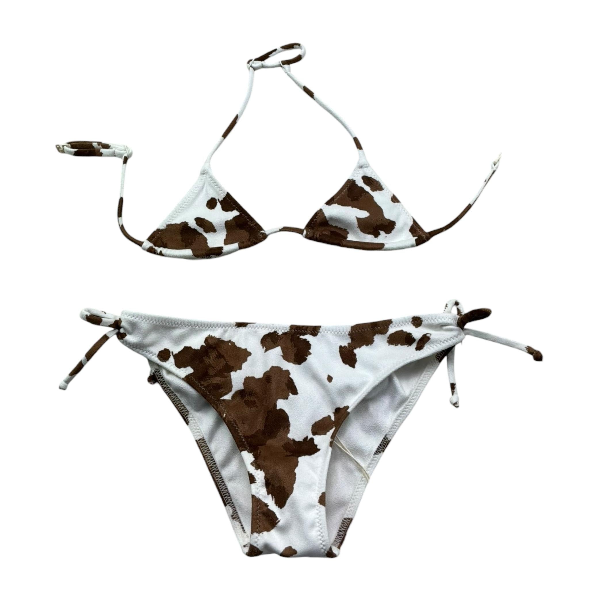 Saint Barth Costume 2 Pezzi Triangolo-Slip per Bambina 000338L BIANCO SAINT BARTH 