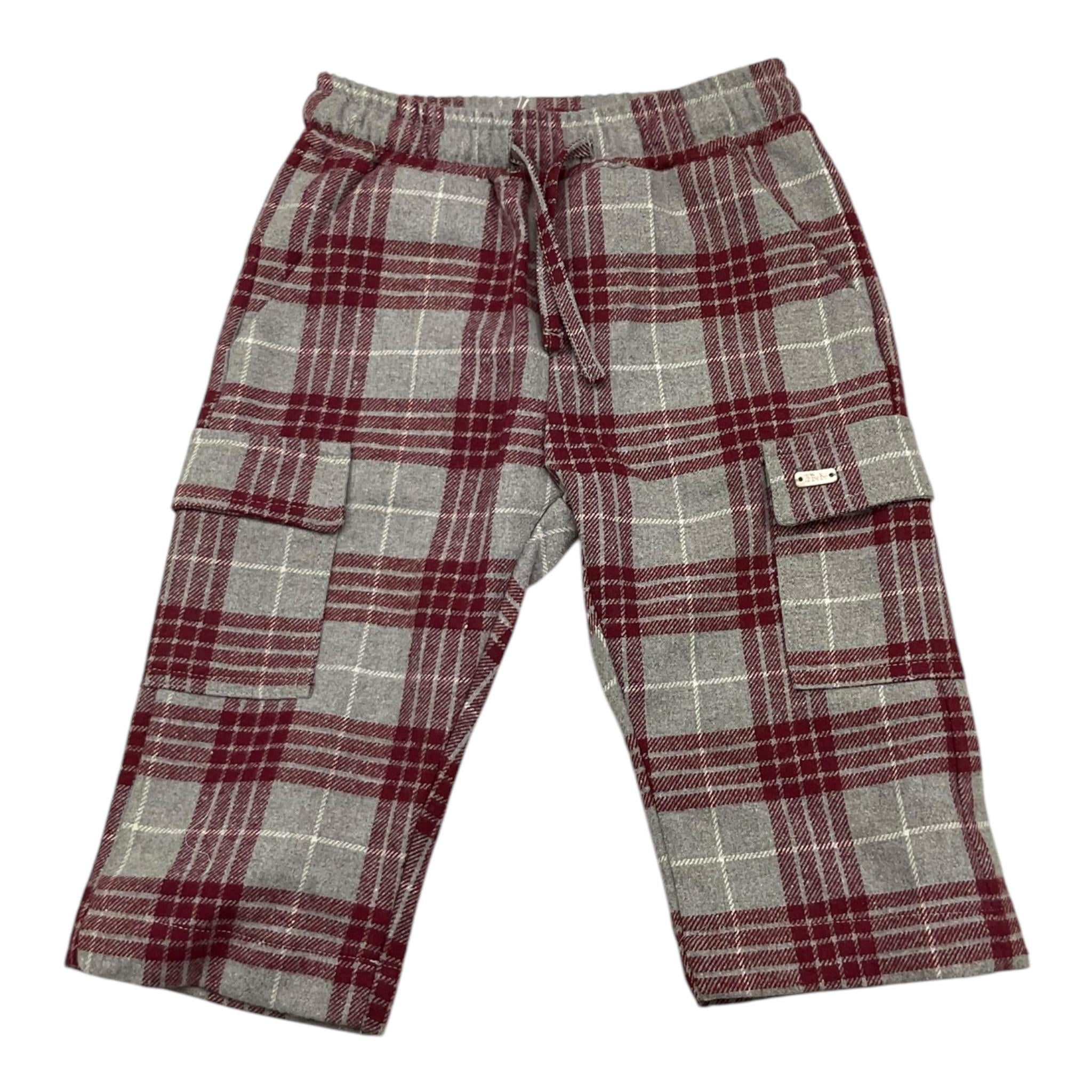 LE BEBE' pantalone tinta unita con fantasia a righe Grigio per Neonata LBB5163 GRIGIO LE BEBE' 