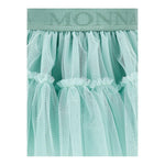 Monnalisa Gonna Tinta Unita In Tulle per Neonata 37EGONX VERDE MONNALISA 