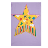 Stella Mccartney Abito Girocollo Tinta Unita con Stella per Bambina TW1C21 LILLA STELLA McCARTNEY 