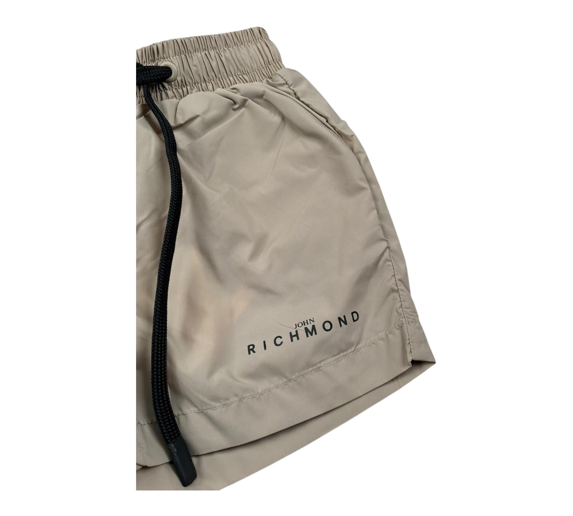 John Richmond Costume Tinta Unita con Logo per Neonato RIP26013CO BEIGE JOHN RICHMOND 