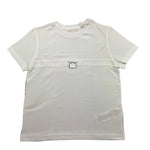 Givenchy T-Shirt Tinta Unita con Logo per Bambina H30552 BIANCO GIVENCHY 