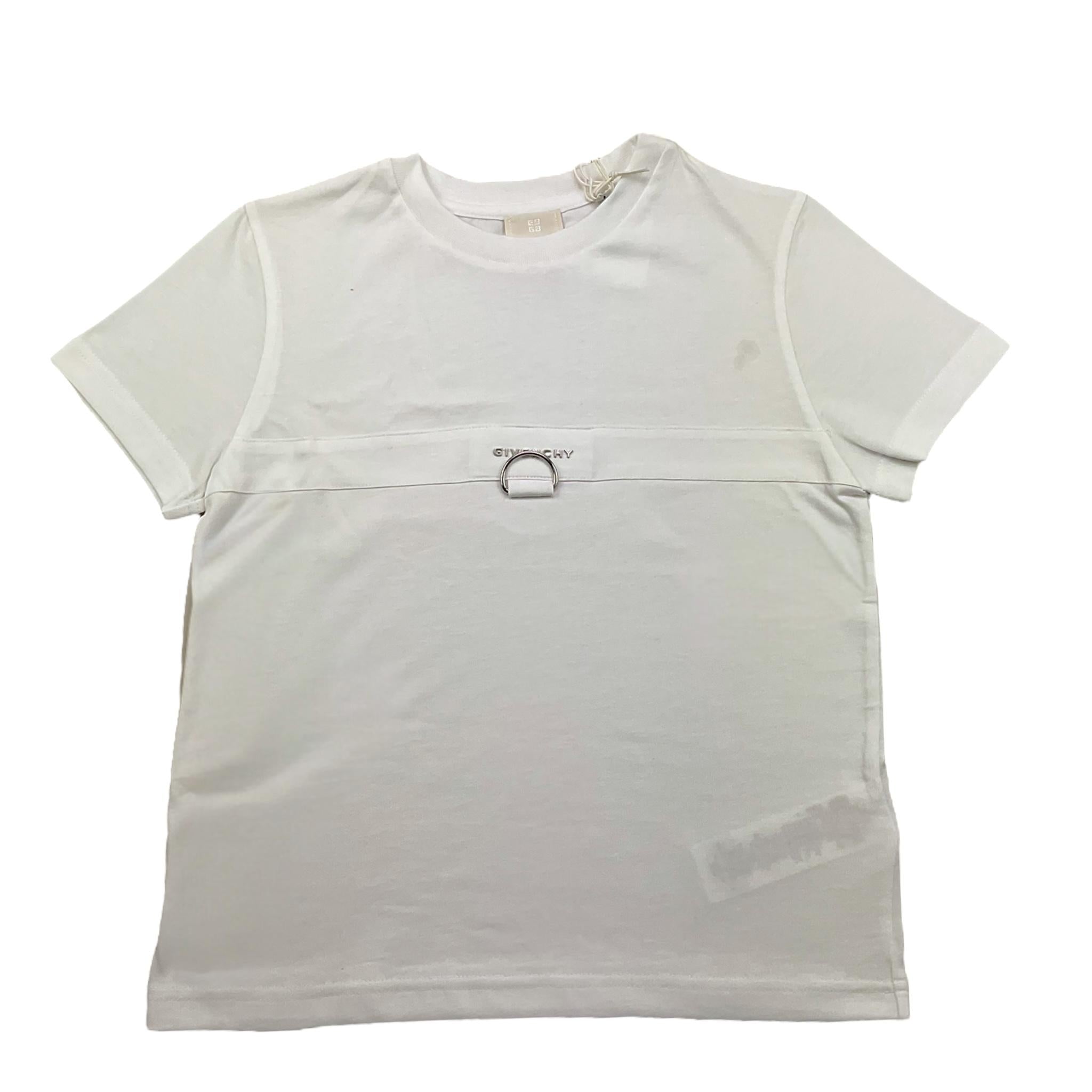 Givenchy T-Shirt Tinta Unita con Logo per Bambina H30552 BIANCO GIVENCHY 
