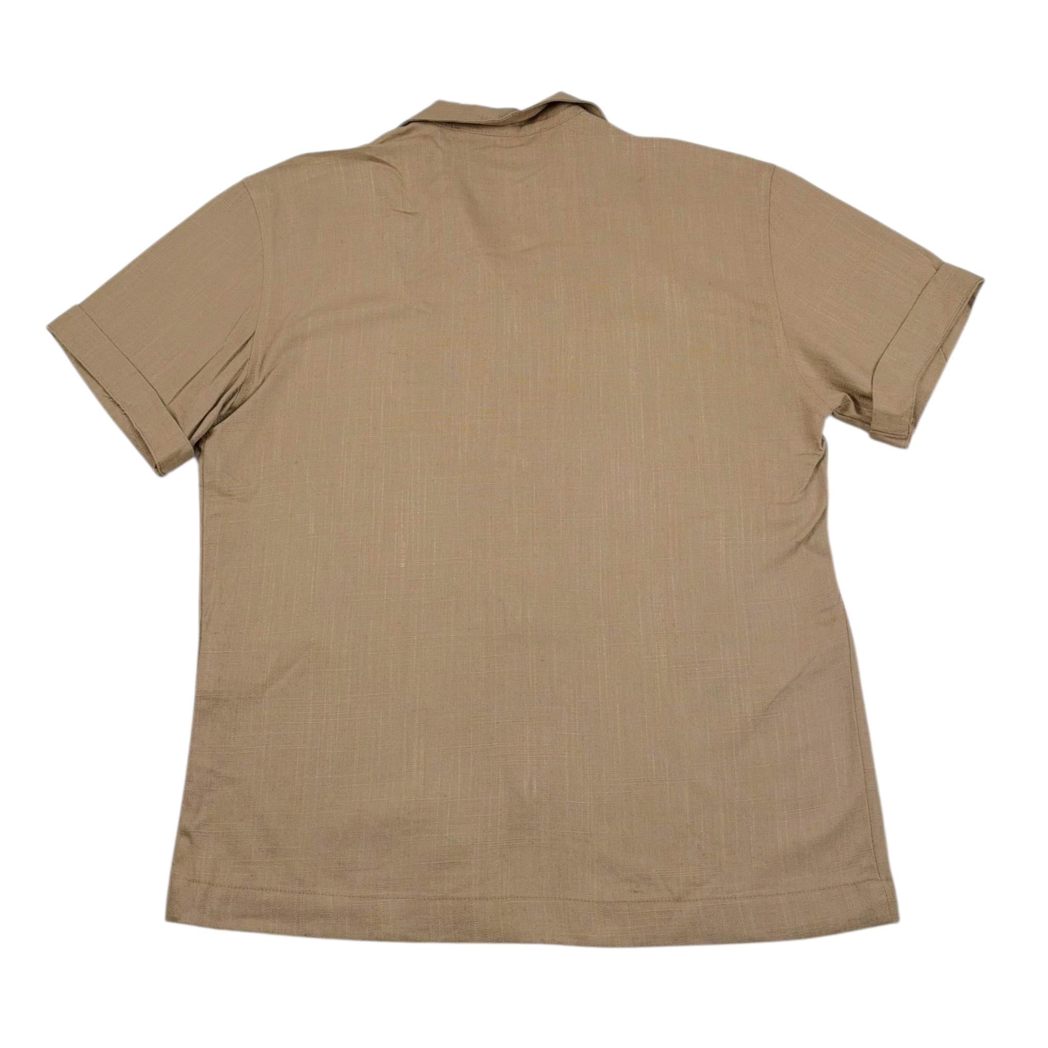 I'M Brian Camicia Mezza Manica Tinta Unita per Bambino CA3283JX BEIGE I'M BRIAN 