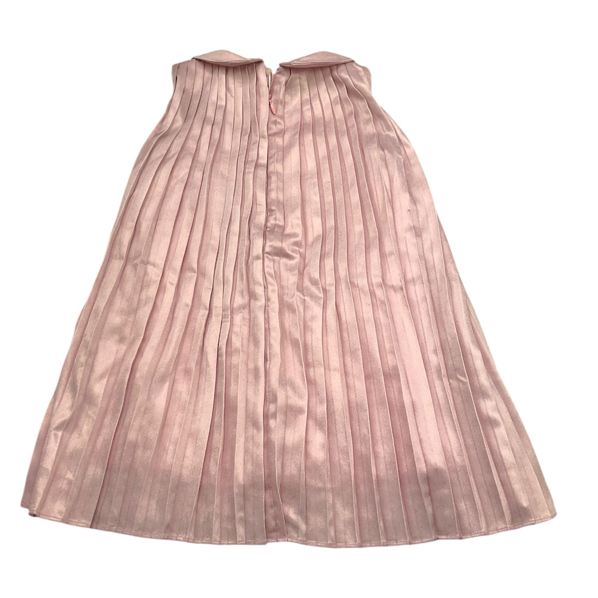 Michael Kors Abito Tinta Unita con Colletto Giromanica per Neonata R30307 ROSA MICHAEL KORS 