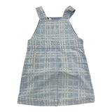 Burberry Abito In Denim Tinta Unita con Fantasia per Bambina 8072981 AZZURRO BURBERRY 