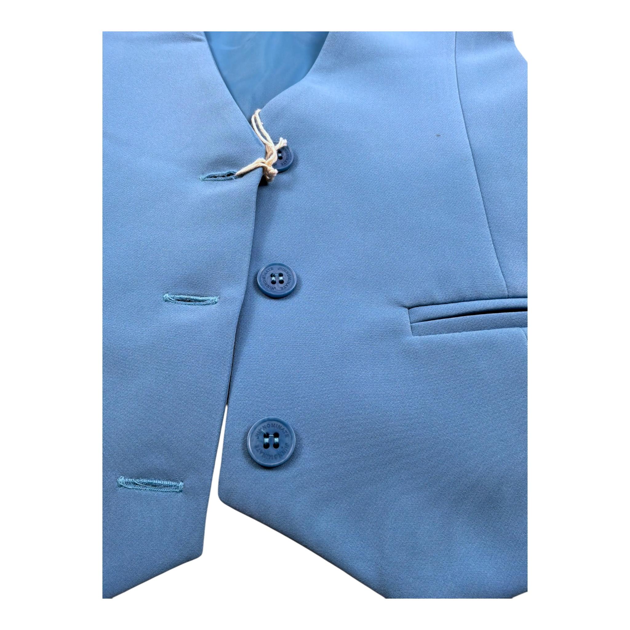 Hinnominate Gilet Tinta Unita per Bambina 3646B00223 BLU HINNOMINATE 