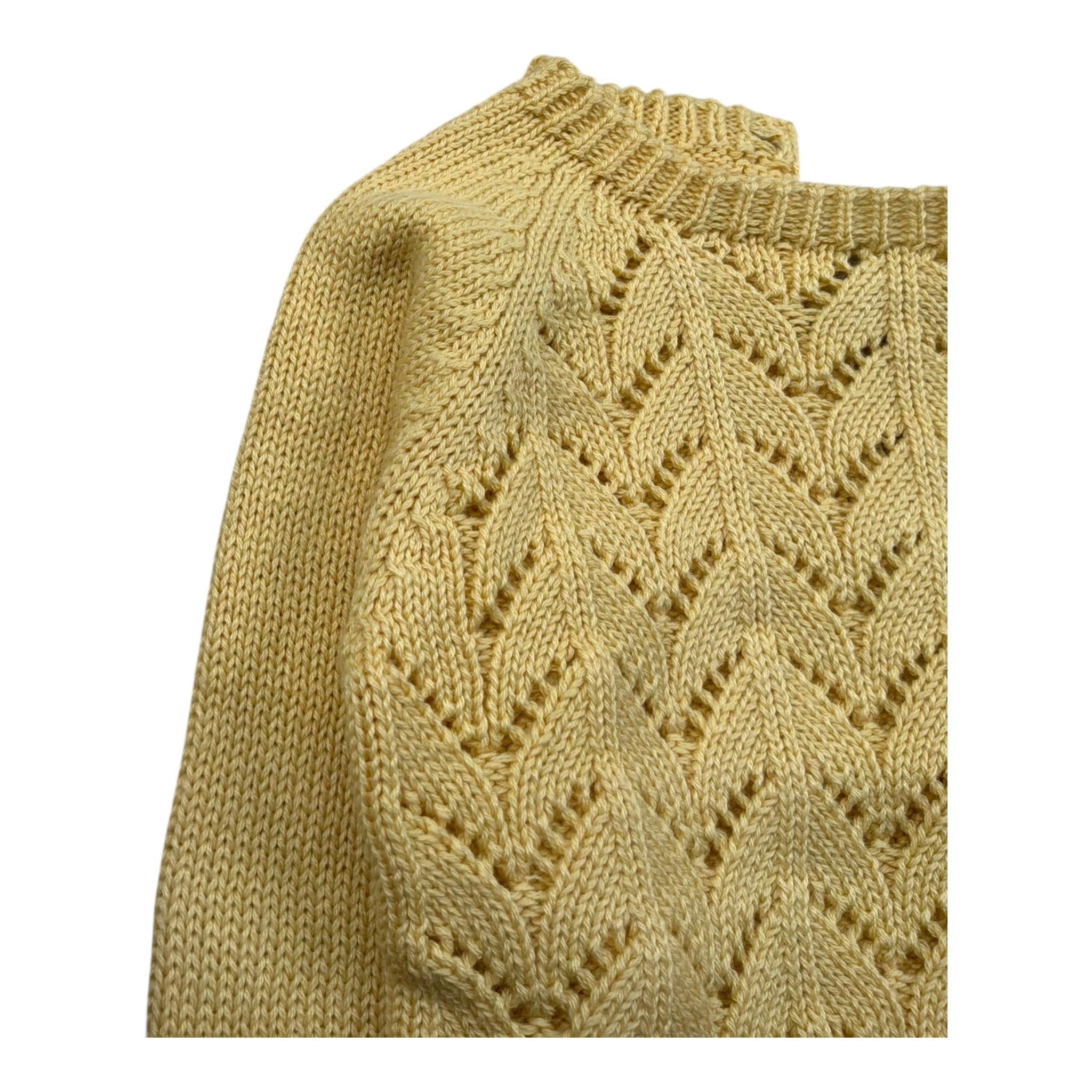 Wedoble Maglia Tinta Unita Traforato per Neonato V2507301A GIALLO WEDOBLE 