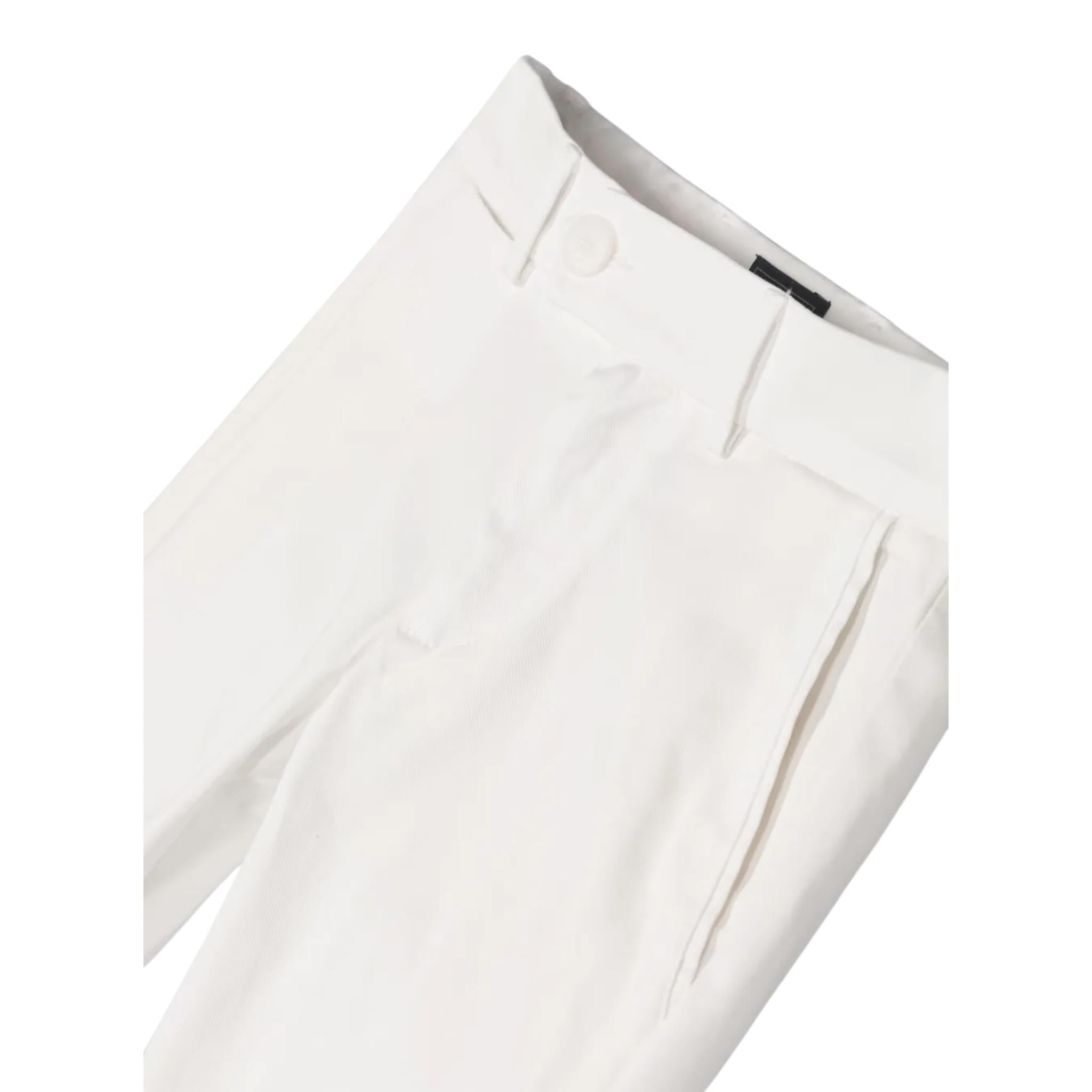 Fay Completo 2 Pezzi Giacca-Pantalone Tinta Unita per Bambino FU3P40 BIANCO FAY 