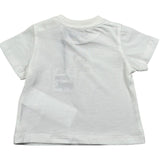 Moschino T-Shirt Girocollo Tinta Unita con Logo per Neonato MYM047 BIANCO MOSCHINO 