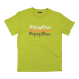 Refrigiwear T-Shirt Girocollo Tinta Unita con Stampa per Bambino 127TRMJS25 VERDE REFRIGIWEAR 