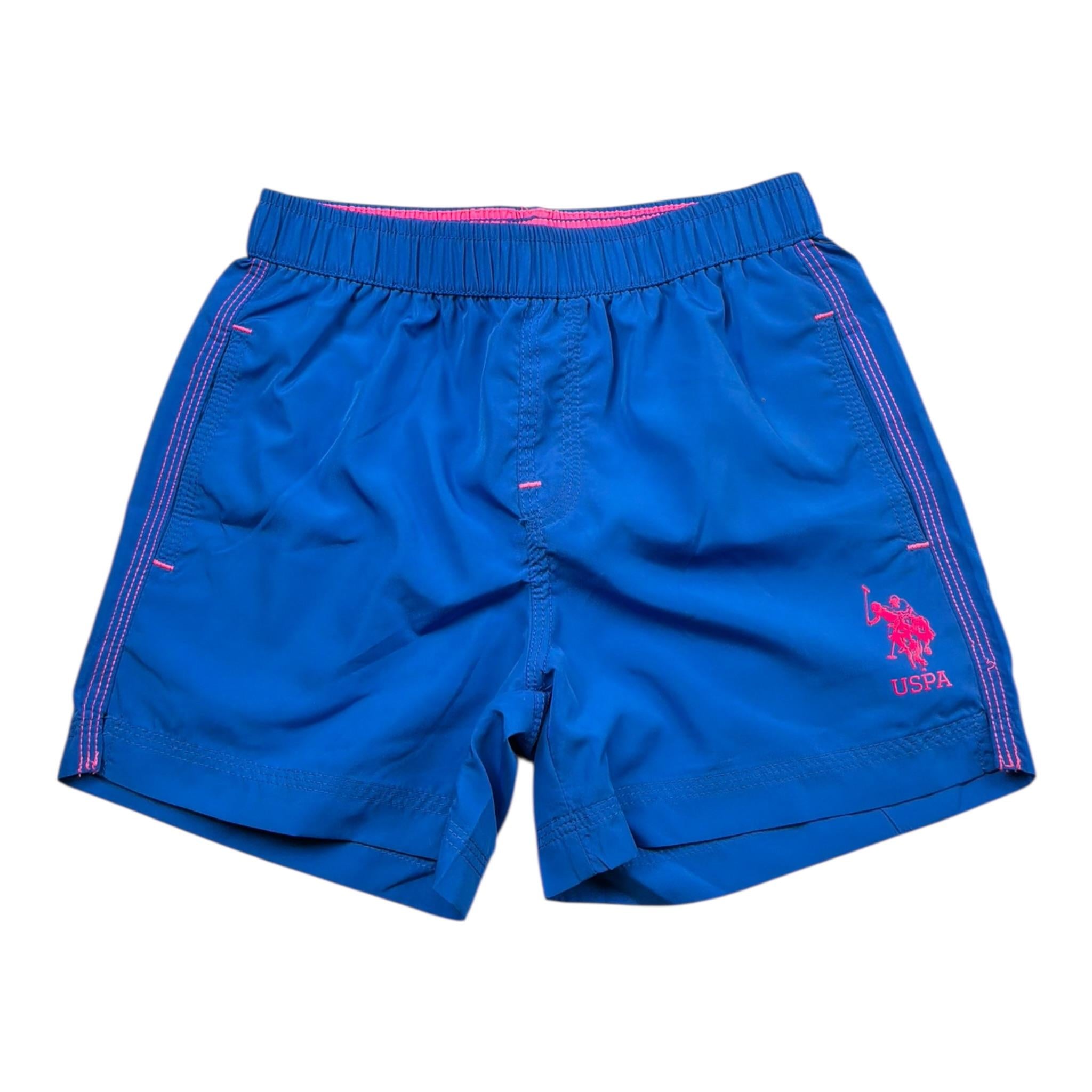 U.S. Pollo Assn Costume Modello Boxer tinta unita Cobalto per Bambino 65479 COBALTO U.S. POLLO ASSN 