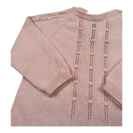 Wedoble Tutina Manica Lunga Tinta Unita per Neonata V2401346AA ROSA WEDOBLE 