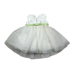 Colori Chiari Abito Cerimoniale tinta unita Giromanica Bianco per Neonata FN04365 BIANCO COLORI CHIARI 