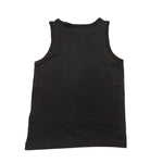 Calvin Klein Canotta Tinta Unita con Logo per Bambina IG0IG02435 NERO CALVIN KLEIN 